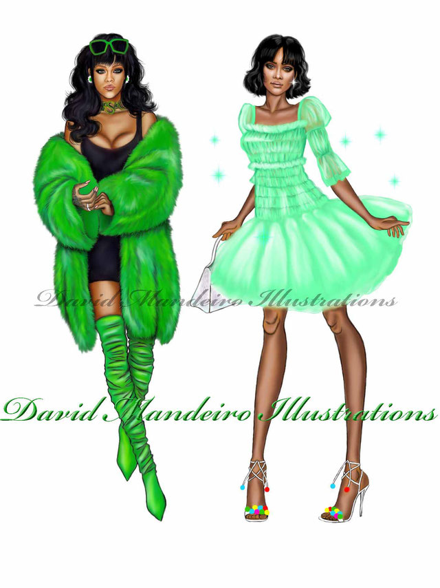 Fashion Illustrations - David Mandeiro Illustrations