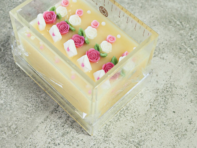 ハートの石けん　楽しいハンドメイド　手作り石けん　バレンタイン