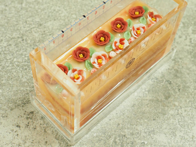 手作り石けん　東京・横浜の石けん教室　お花の石けん　石けんで作るお花