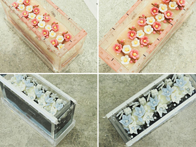 手作り石けんレッスン　デザインソープ作り　可愛い石けん　ハンドメイドの教室