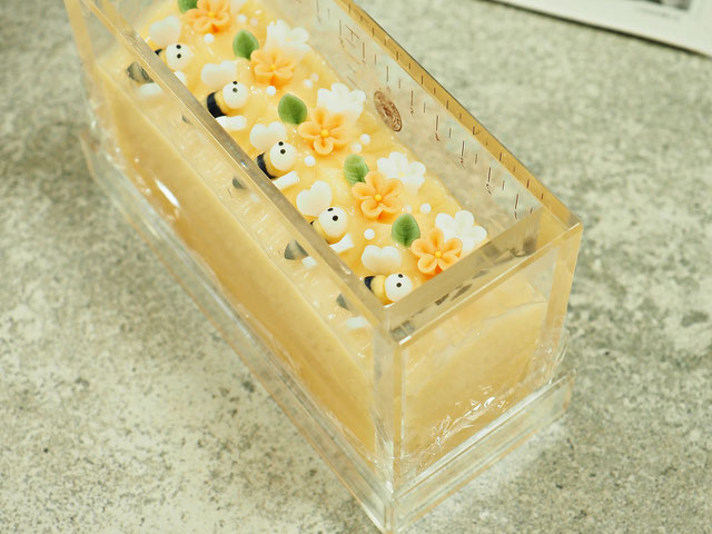 はちみつ石けん　可愛い石けん　ハンドメイドの石けん　楽しい習い事