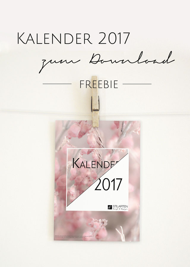 Kostenloser Kalender 2017 zum Download