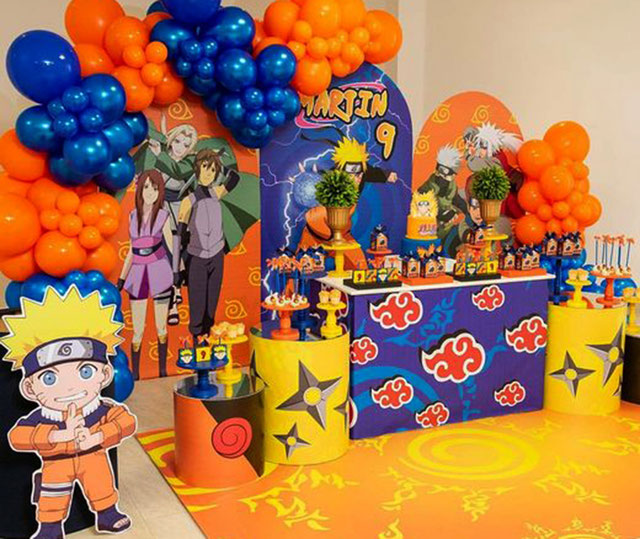 7 Ideas de Decoración para un Cumpleaños de Naruto decoracion para