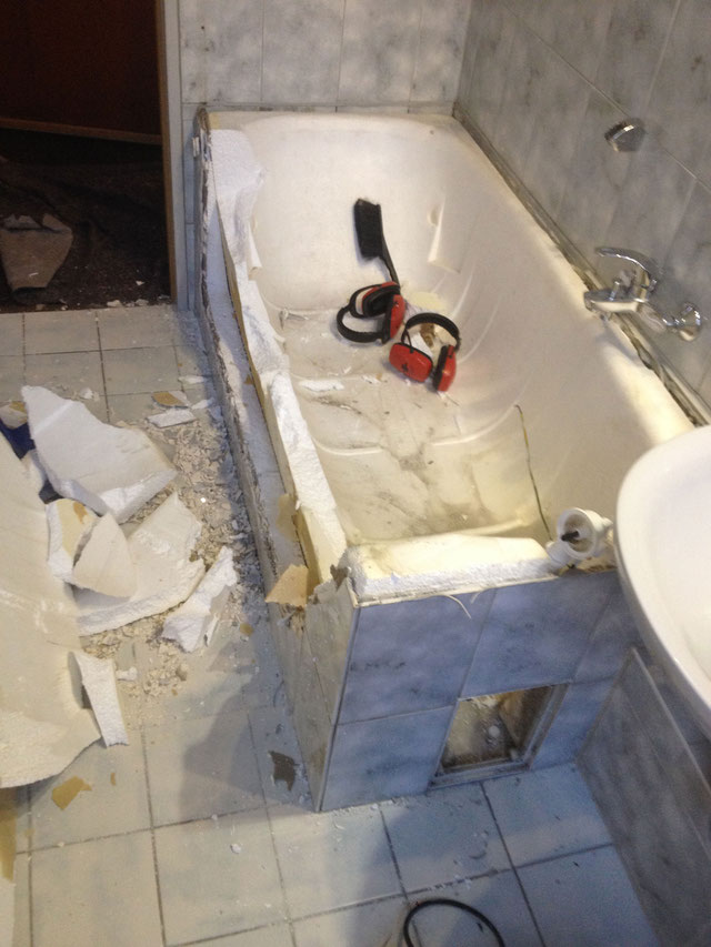 Wanne zur Dusche Badewanne raus Dusche rein Bad Teilsanierung mit System.