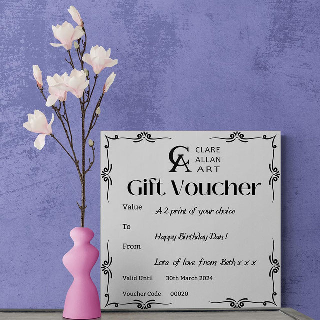 Vouchers Clare Allan Art