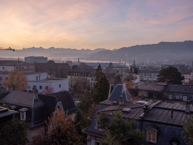 vue sur la Berne matinale, depuis ma fenêtre, le 29 novembre 2018, Fujifilm gfx 50s, 43 mm.
