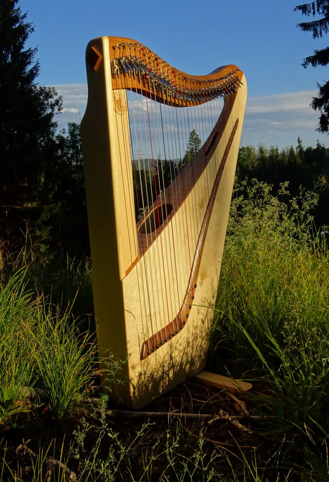 Travel Harp with 34 strings Electric Harp and Travel Harp