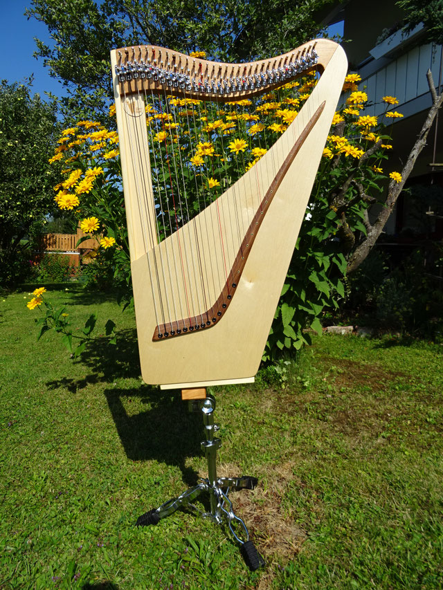 Harp stand for travel harp Luna Electric Harp and Travel Harp