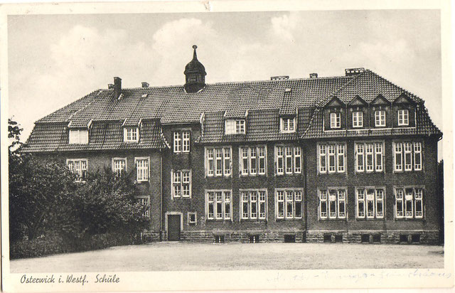 Postkarte Schule Südansicht