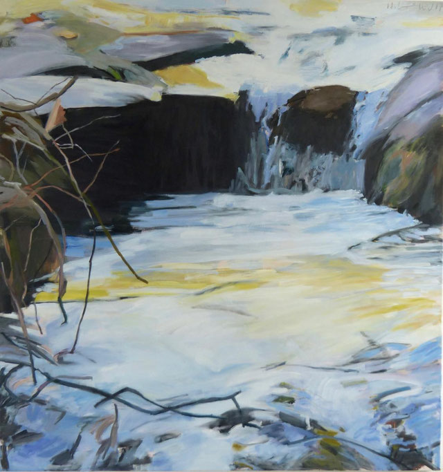 dash hopes zum 20.1.17 2017 160 x 150 cm Öl / Leinwand