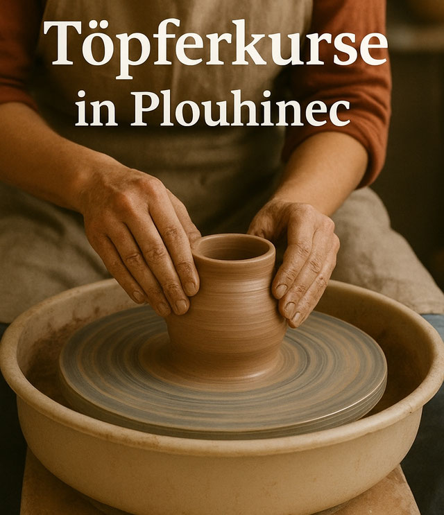Töpferkurse im Atelier Supernova in Plouhinec, Cap Sizun