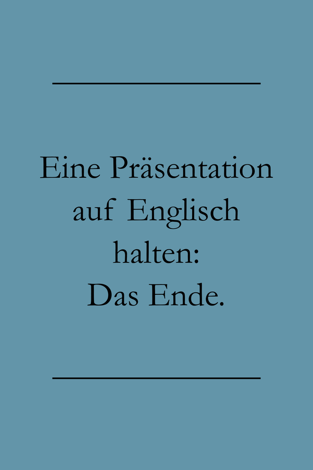 Präsentation auf Englisch halten Phrasen & Beispiele Englisch lernen