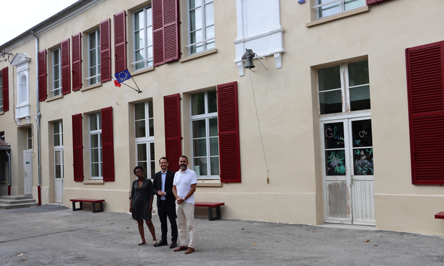 De gauche à droite : Natacha Tholon, Sébastien Eugène et Mohamed Rezzouki. ©Photo/Ville de Château-Thierry 2025