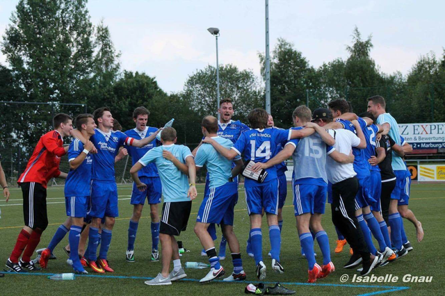 Nach dem 2:0 Sieg im Derby der Kreisliga A- Marburg...