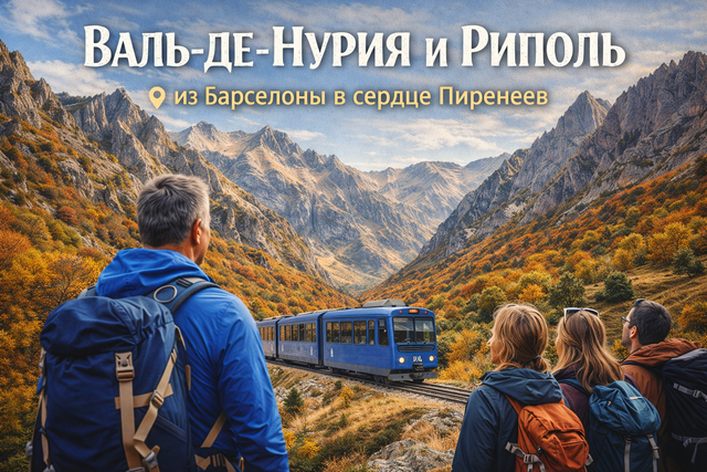 Валь де Нурия и Риполь - индивидуальная экскурсия из Барселоны на русском языке