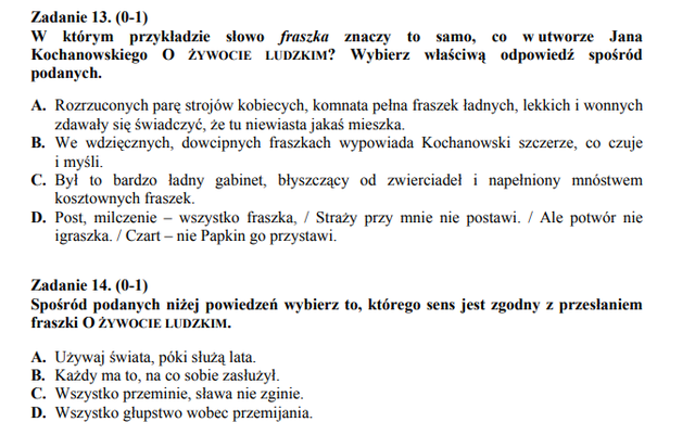 Jan Kochanowski Sprawdzian Klasa 7 Temat: Jan Kochanowski, Jan Sztaudynger i ich fraszki - mojelekcje1