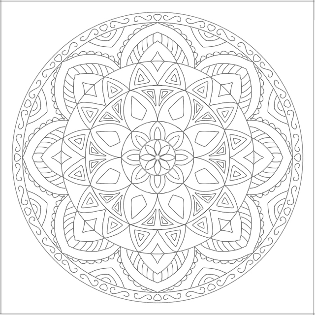 花 塗り絵 – homu interia マンダラ塗り絵を無料で公開中 - マンダラアート協会