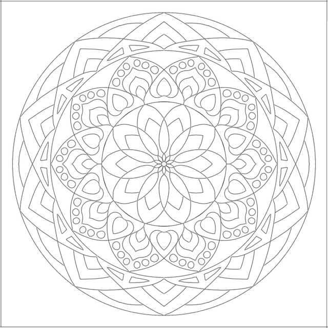 Pin by gabriela villalobos on colorear マンダラ塗り絵を無料で公開中 - マンダラアート協会