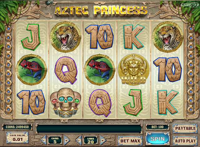 Play'n Go Aztec Princess Slot Oyunu