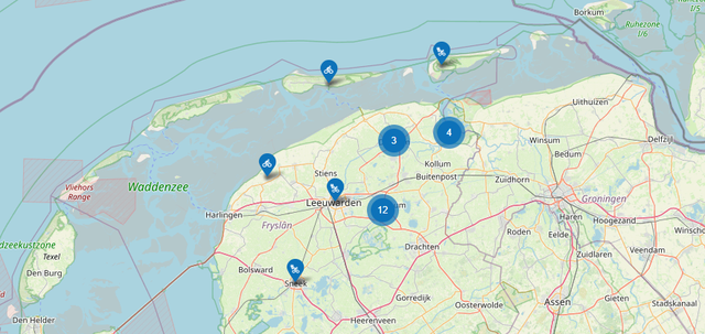 Fietsroutes in Friesland