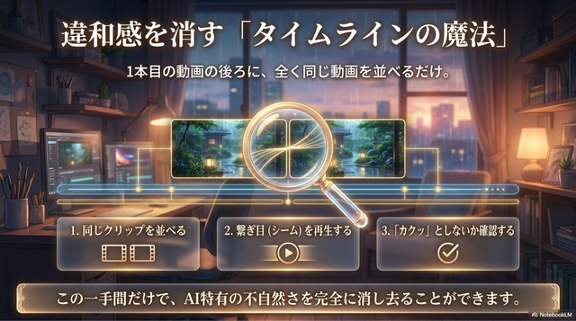 完全ループ動画か確認する方法