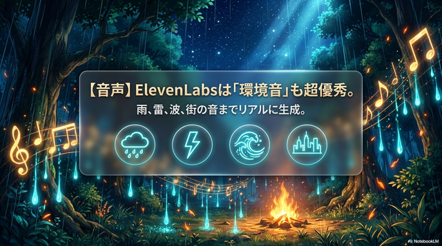 結論：ElevenLabsがかなり便利でした