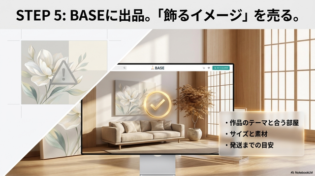 BASEショップで販売する