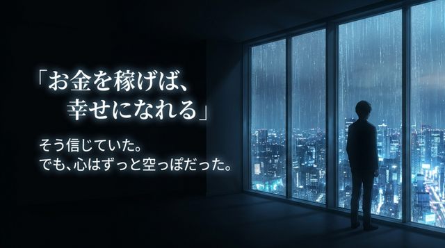 お金を稼げば幸せになれると思っていた
