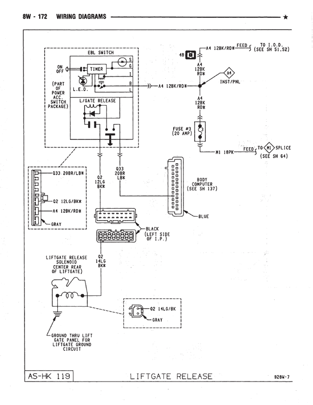 DODGE Caravan Wiring Diagrams - Car Electrical Wiring Diagram