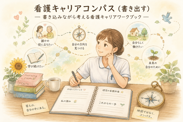 看護キャリアコンパス 書き出す
