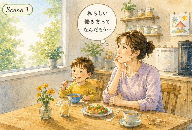午前だけ、看護を続けるという選択