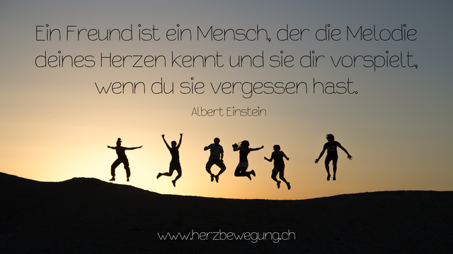 Freundschaft - Herzbewegung