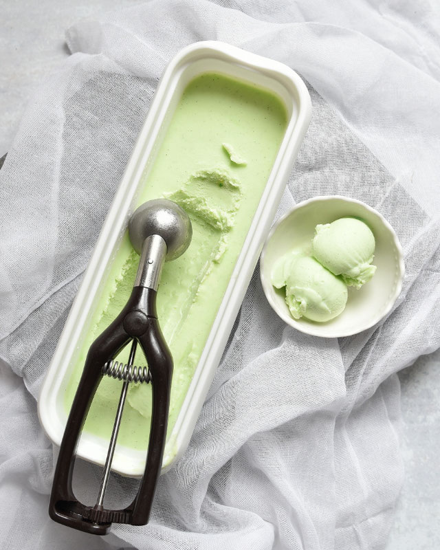 Pistazien-Eis. Ohne Eismaschine, ohne Rühren. - mix dich glücklich ...