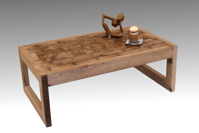 Massivholz Couchtische Galerie - Couchtisch Eiche massiv