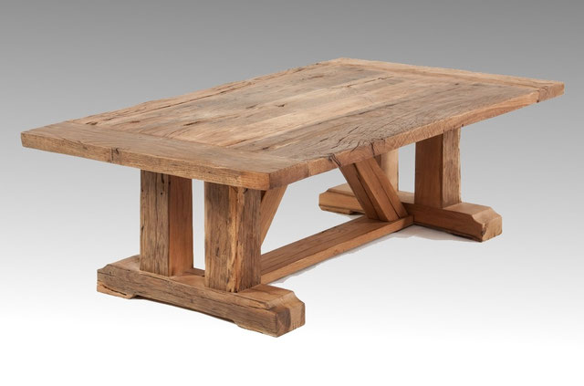 Massivholz Couchtische Galerie - Couchtisch Eiche massiv