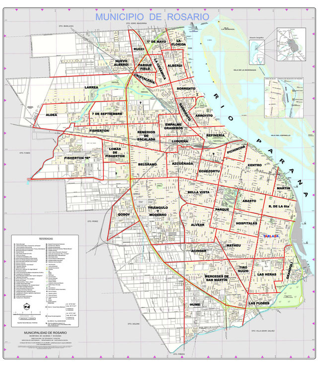 Barrios de Rosario Página web de fmaeme