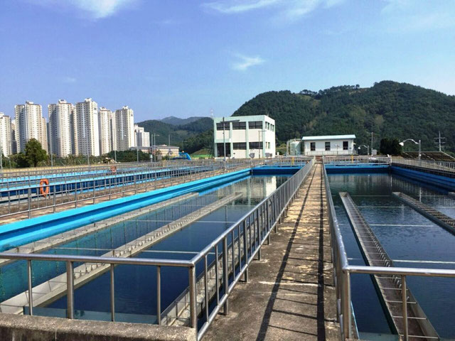 Planta procesadora de agua. Gwangyang, Corea del Sur.