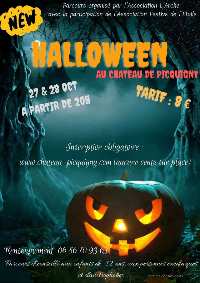 Halloween près d'Amiens à Picquigny 