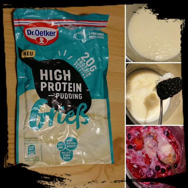 Dr.Oetker High Protein Pudding, Milchreis und Grießbrei zum anrühren