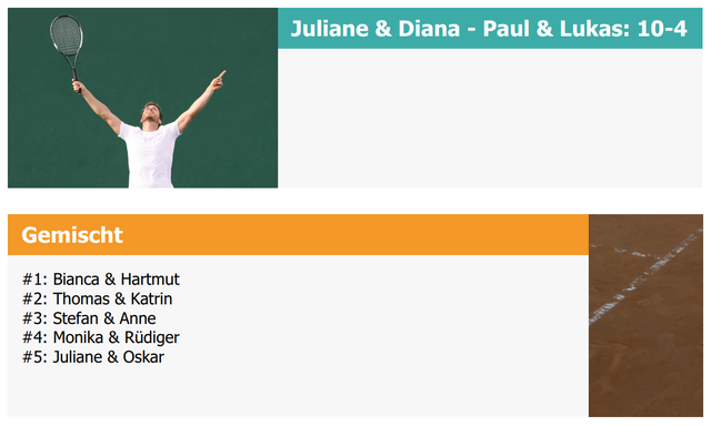 Der 1. Vorsitzende Sören Brauns, Dr. Renate Nadge und Schatzmeisterin Renate Quast bei der 14. Mitgliederversammlung des 1. TC Magdeburg. Dr. Nadge hält einen Blumenstrauß in den Händen, den sie im Rahmen ihrer Ehrung für besondere sportliche Leistungen e