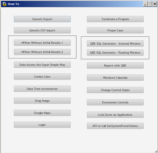 WinDev Training Examples - WX Training from WXTraining and Soft Design ...