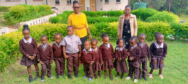 Integrative Vorschulklasse in der Fountain of Hope-Schule in Ndola