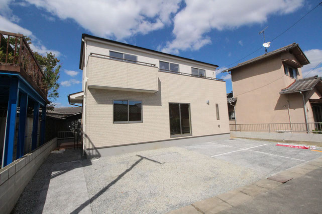 岡山県岡山市中区乙多見の新築 一戸建て 分譲住宅の外観写真
