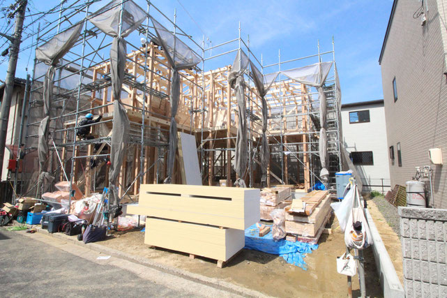 倉敷市亀島2丁目の新築 一戸建て 分譲住宅の外観写真