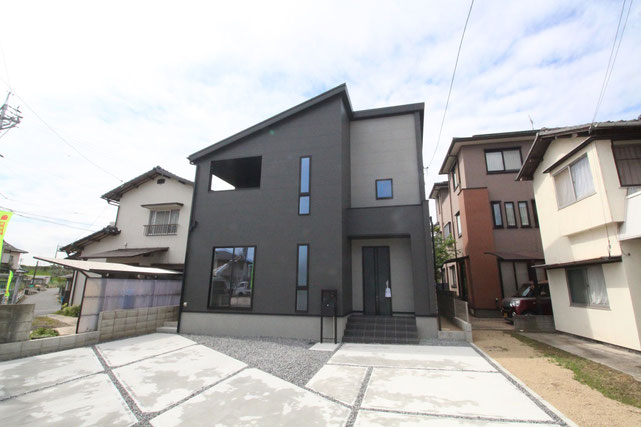 倉敷市水江の新築 一戸建て 分譲住宅の外観写真