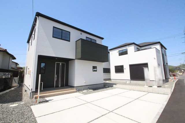 岡山市北区辛川市場の新築 一戸建て 分譲住宅の外観写真
