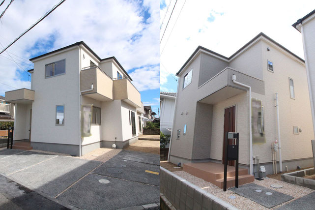 岡山県岡山市中区江並の新築 一戸建て 分譲住宅の外観写真