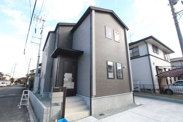 岡山市南区彦崎の新築 一戸建て 分譲住宅の外観写真