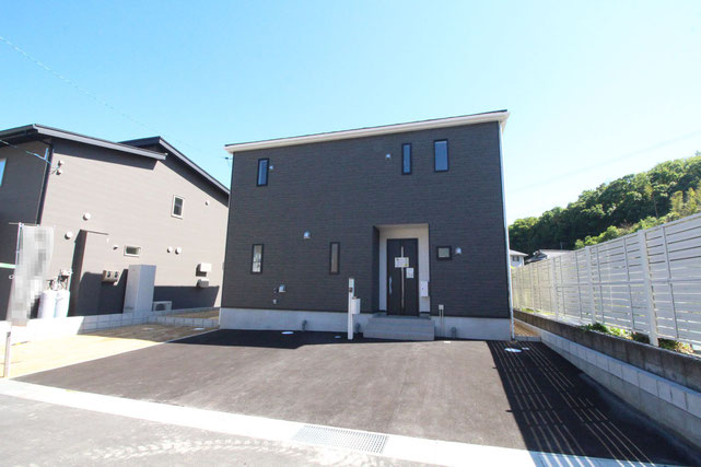 玉野市田井の新築 一戸建て 分譲住宅の外観写真
