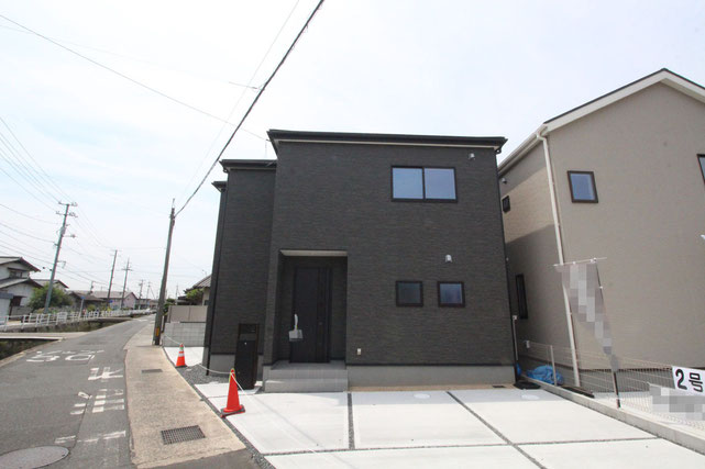 倉敷市大島の新築 一戸建て 分譲住宅の外観写真